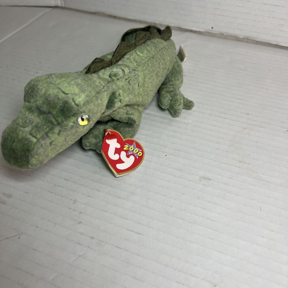 Ty Beanie Baby Swampy Alligator 2000 Vintage Plush Retired w/Tag